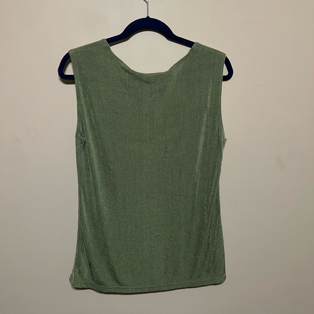 Shimmer-Threaded Ribbed Tank - Picture 2 of 2